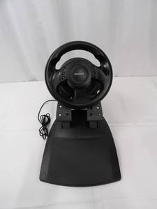 lot 4 image: Microsoft SideWinder Precision Racing Wheel USB 1.0 with Pedals X04-74735