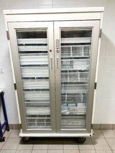 WOW MSRP $8500 Medical Grade Heavy Duty Metal Glass Double Door Storage Cabinet with Multi Slideout Organizer Baskets! (Keypad Lock Works - No Code Contact Maker For Reset) - Great Condition! Who wouldn't want this!! Built To Last A Lifetime!