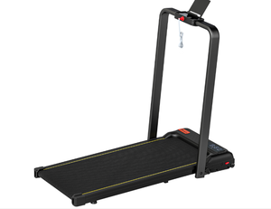 lot 14 image: Soozier Walking Pad Treadmill, 0.6�6.2mph Foldable Under Desk Treadmill with Incline, Wheels, LED Display and Remote Control