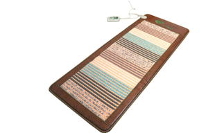 lot 17 image: PHYMAT Far Infrared Heating Pad for Back - Infrared Mat Full Body - Amethyst Mat - Bio Crystal Mat - 5 Color Natural Gemstones Heating Pad with Overheat Protection and Auto Off Function(67x27)