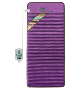 lot 19 image: PHYMAT Far Infrared Amethyst Heating Pad (67x27)- 5 Color Gemstone Crystal Heating Pad - Infrared Mat Full Body- Bio Amethyst Mat with Auto Shut Off - Overheat Protection,Smart Control