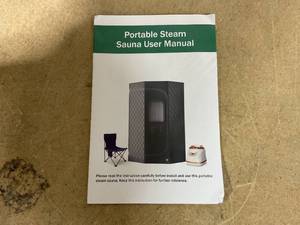 lot 12 image: Portable Steam Sauna