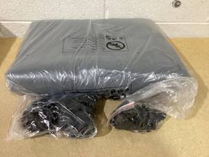 lot 233 image: Outsunny 9.84 x 11.8 Gazebo Sidewall Set with HooksC-Rings, Gray (Cover Only)