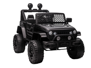 lot 89 image: Aosom 12V Battery Powered Kids Ride On Car Off Road Truck Toy w Parent Remote, Black
