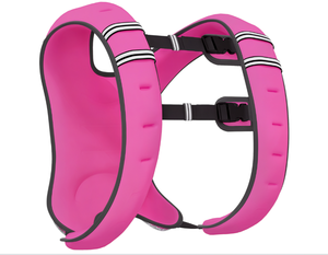lot 255 image: Soozier Body Weighted Vest with Pocket, Soft Skin-Friendly Weighted Workout Vest, Adjustable Weighted Running Equipment, 17.6 lbs., Pink