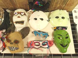 lot 33 image: Huge lot of Halloween Facemask