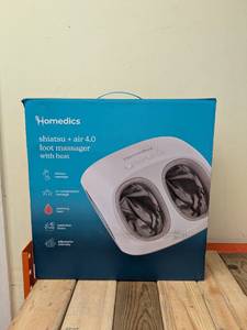 lot 74 image: HOMEDICS SHIATSU  AIR 4.0 FOOT MASSAGER WITH HEAT