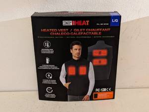 lot 146 image: 32 DEGREE HEAT HEATED VEST-LARGE