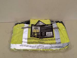 lot 200 image: NEW RADWEAR 3-IN-1 HI-VIZ WEATHERPROOF PARKA JACKET MEDIUM