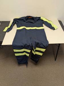 lot 201 image: NEW RED KAP HI-VIZ COVERALLS SUITE SIZE 50R