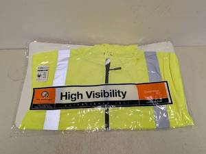 lot 204 image: NEW ML KISHIGO HIGH VISIBILITY HOODED SWEATER SIZE LARGE