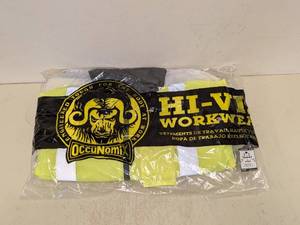 lot 198 image: NEW OCCUNOMIX HI-VIZ WORKWEAR BOMBER JACKET SMALL