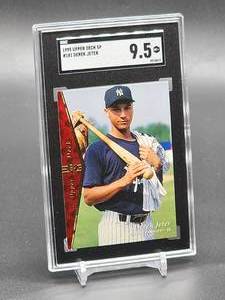 lot 82 image: 1995 Upper Deck SP Derek Jeter Baseball Card #101 SGC 9.5