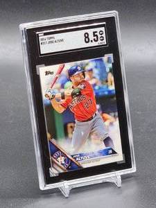 lot 203 image: 2016 Topps Jose Altuve Baseball Card #317 SGC 8.5