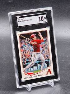 lot 70 image: 2013 Topps Paul Goldschmidt Baseball Card #454 SGC 10