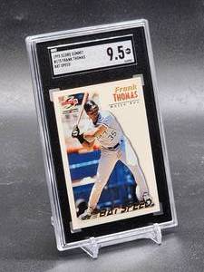lot 149 image: 1995 Score Summit Frank Thomas Baseball Card #175 SGC 9.5