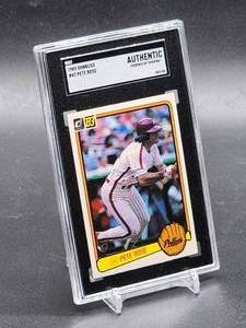 lot 150 image: 1983 Donruss Pete Rose Baseball Card #42 SGC Authentic