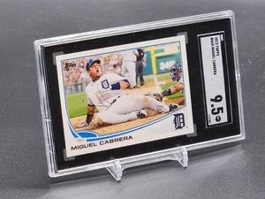 lot 183 image: 2013 Topps Miguel Cabrera Baseball Card #660 SGC 9.5