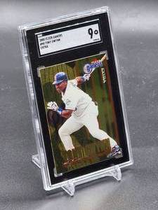 lot 217 image: 2000 Fleer Gamers Tony Gwynn Baseball Card #90 SGC 9