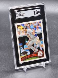 lot 31 image: 2011 Topps Albert Pujols All-Star Baseball Card #1 SGC 10