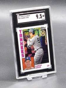 2019 Topps '84 Chrome Aaron Judge Baseball Card # T84-18 SGC 9.5