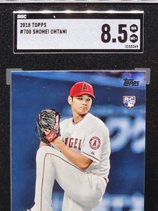 2018 Topps Shohei Ohtani Rookie Baseball Card #700 SGC 8.5