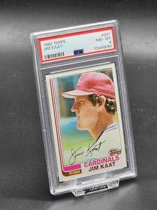 1982 Topps Jim Kaat Baseball Card #367 PSA 8