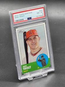 2012 Topps Mike Trout Baseball Card #207 PSA 8