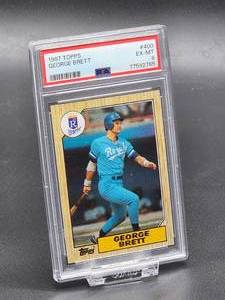 1987 Topps George Brett Baseball Card #400 PSA 6