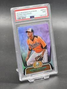 2012 Bowman Platinum Manny Machado Prospects Baseball Card #BPP23 PSA 9