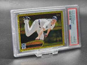 2012 Topps Max Scherzer Gold Sparkle Baseball Card #162 PSA 10