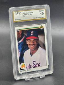 1990 Upper Deck Sammy Sosa Rookie Card #17 Mint 10