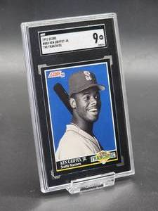 1991 Score Ken Griffey Jr. Baseball Card #858 SGC 9