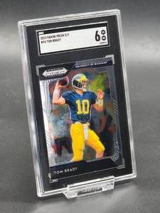 2019 Panini Prizm D.P. Tom Brady Football Card #94 SGC 6