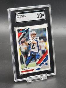 2019 Donruss Tom Brady Football Card #162 SGC 10