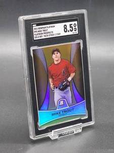 2010 Bowman Platinum Limited 17539 Mike Trout Platinum Prospects Baseball Card #PP5 SGC 8.5