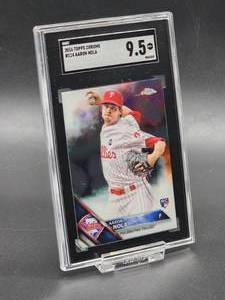 2016 Topps Chrome Aaron Nola Baseball Card #114 SGC 9.5