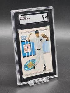 1993 Score Derek Jeter Rookie Baseball Card #489 SGC 9