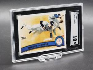 2011 Topps Mickey Mantle Baseball Card #7 SGC 10