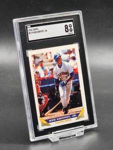 1993 Topps Ken Griffey Jr. Baseball Card #179 SGC 8