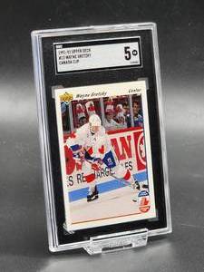 1991-92 Upper Deck Wayne Gretzky Hockey Card #13 SGC 5