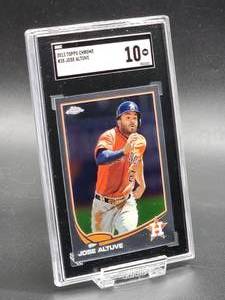 2013 Topps Chrome Jose Altuve Baseball Card #35 SGC 10