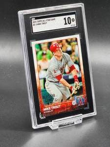 2015 Topps Mike Trout All-Star Baseball Card #AS-3 SGC 10