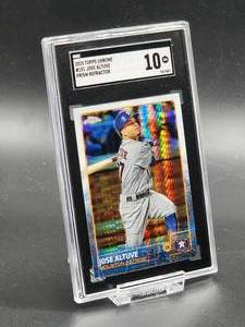 2015 Topps Chrome Jose Altuve Prizm Refractor Baseball Card #151 SGC 10
