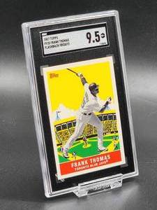 2007 Topps Frank Thomas Baseball Card #FF20 SGC 9.5