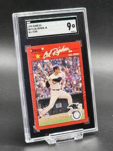 1990 Donruss Cal Ripken Jr. All-Star Baseball Card #676 SGC 9