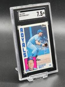 1984 Topps George Brett Baseball Card #500 SGC 7.5