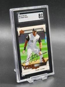 2005 Upper Deck Pro Sigs Frank Thomas Baseball Card #23 SGC 8