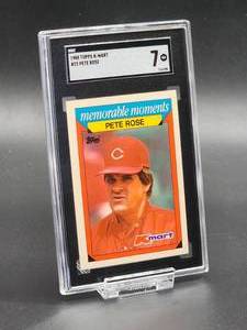 1988 Topps Pete Rose Baseball Card #22 SGC 7