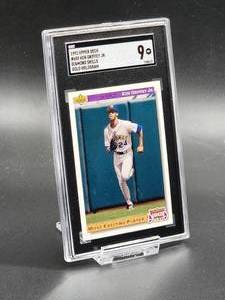 1992 Upper Deck Ken Griffey Jr. Gold Hologram Baseball Card #650 SGC 9